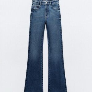 Zara High-Waisted Flare Jeans